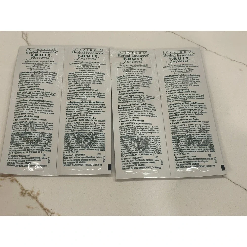 Clairol Herbal Essences Fruit Fusions Revitalizing Hair Shampoo Conditioner (2)‎